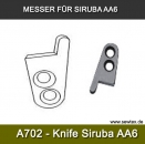 Messer fr Siruba AA6, YaoHanN600, 26-1 all Serien - A702 Movable knife for Siruba model AA-6 bagstitch machine