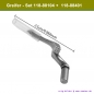 Greifer-Set für 4-Faden Industrie-Overlockmaschinen (118-88104 + 118-88401) - Juki MO-2514, MO-2414, Jack, Zoije, Texi, Siruba etc.