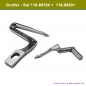 Greifer-Set für 4-Faden Industrie-Overlockmaschinen (118-88104 + 118-88401) - Juki MO-2514, MO-2414, Jack, Zoije, Texi, Siruba etc.