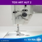 TEXI ART AUTO 2 PREMIUM - Automatische 1 Nadel Steppstichmaschine fr dekorative Design Stiche