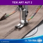 TEXI ART AUTO 2 PREMIUM - Automatische 1 Nadel Steppstichmaschine fr dekorative Design Stiche