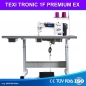 TEXI TRONIC 1F PREMIUM EX - Automatische 1-Nadel-Doppelsteppstichmaschine f�r leichte und mittlere Stoffe – Komplett-Set mit Tisch