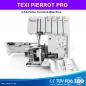 TEXI PIERROT PRO Overlock-Referenz mit 16 Stichen - mit 2, 3 oder 4 Fäden zu verarbeiten
