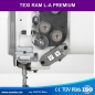 TEXI RAM L-A PREMIUM Automatische Langarm-N�hmaschine mit Dreifach-Transport (Unison Feed) & extra gro�em Arbeitsbereich – Komplett-Set mit Tisch