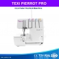 TEXI PIERROT PRO Overlock-Referenz mit 16 Stichen - mit 2, 3 oder 4 Fäden zu verarbeiten
