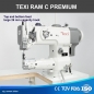 TEXI RAM C - Dreifachtransport - Freiarm - Automatik - Aufgebaut geliert