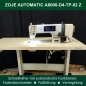 NUR 710,- EUR Neuheit ! 1 Nadel Steppstich VOLLAUTOMATIC LOCKSTITCH MACHINE ZOJE A8000-D4-TP-02 SET mit Tisch