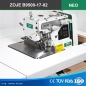 3-Faden Overlockmaschine ZOJE B9500-17-02 mit eingebautem AC Servo Motor und Nadelpositionierung Set mit Tisch made in Germany