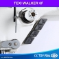 TEXI WALKER 6F PREMIUM EX – Automatische 1-Nadel-Doppelsteppstichmaschine mit Walking-Foot (Obertransport) f�r mittlere und schwere Materialien sowie Leder – Komplett-Set mit Tisch