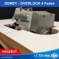 2-Nadel/4-Faden Overlockmaschine Gemsy SG7724E - DIRECT DRIVE - AAA Quality Maschine