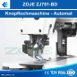 ZOJE ZJ781-BD Knopflochmaschine bartacking machine Fadenabschneider mit externe Controllpanel und Tisch