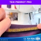 TEXI PIERROT PRO Overlock-Referenz mit 16 Stichen - mit 2, 3 oder 4 Fäden zu verarbeiten
