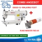 SEWTEX HOT DEAL  ! nur 800 EUR - Polster Ledernhmaschine Siruba/Kraft 0303D1-12 mit Direkt Drive AC Motor 750W - Set aufgebaut