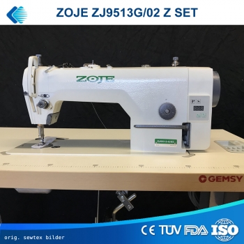 Sewtex Nahmaschinen Technologien Fur Bekleidung Polsterverarbeitung Lederverarbeitung Zoje Zj9513g 02 Z Steppstichmaschine Lockstitch Machine For Heavy Materials