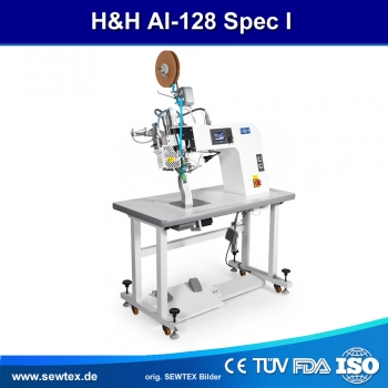 H&H AI-128 Spec I - Professionelle Hei�luft-Nahtversiegelungsmaschine (Hot-Air Seam Sealing Machine) – Modell 2026