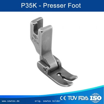 P35K N�hfu� f�r feinen Strick und elastische Stoffe - Pr�zision f�r Industrie-Schnelln�her Juki, Brother, Typical, Zoje, Texi, Global, JAck, Siruba etc.