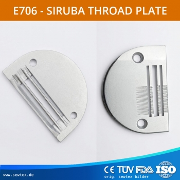E706 SIRUBA ORIGINAL STICHPLATTE Nadeltransport für Siruba, Juki, Jack, Texi, Gemsy, Brother