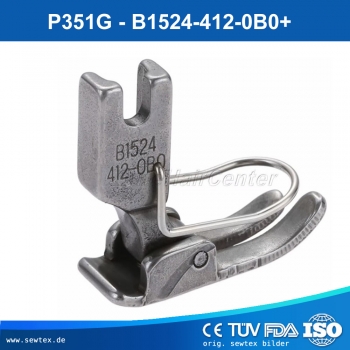 B1524-412-0B0+ Nähfuß standard mit Fingerschutz - STANDARD NADEL FEED FOOT WITH NADEL GUARD