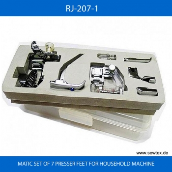 Matic Nhfe 7 Stck - SET OF 7 PRESSER FEET FOR HOUSEHOLD MACHINE
