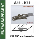 A11 3/8" Einfassapparat schwenkbar 9,53 mm