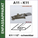 A11 1 1/2" Einfassapparat schwenkbar 38,10 mm