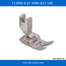 112800-0-01-5MM (652-5M) FUSS FR ZIGZAG Nhmaschinen - 5MM