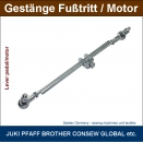 GESTNGE FUSSTRITT fr Nhmaschine - LEVER PEDAL/MOTOR