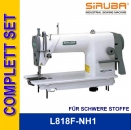 L818F-NH1 kpl. SIRUBA Steppstichmaschine fr schwere Stoffe, Nadeltransport Komplett