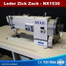 Leder ZickZack Geradestich Nhmaschine NX1530 mit 750 Watt AC Motor - AUFGEBAUT geliefert
