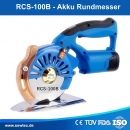 Akku Rundmesser mit Direktantrieb Nexxi RCS-100B - AC Servo Motor, Schnitthhe 27 mm - Set mit  2 Akku