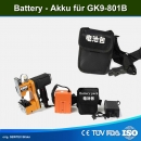 Ersatzakku - Akku fr Portable Sacknhmaschine GK9-801B mit Akku und Ladegert - 220-230 Volt