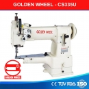 Industrienaehmaschine Golden-Wheel CS- 335U Dreifachtransport Freiarm Ledermaschine Polstermaschine mit Nhtisch und 1000W AC Motor