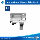 S02646-001- Moving knife - Messer fr Industrienhmaschinen mit Nadeltransport - Brother B737 S-6200 S-7200