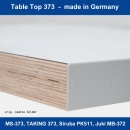 Tischplatte Table Top fr Industrienhmaschinen Klasse - Tischplatte MS-373, TAKING 373, Siruba PK511, Juki MB-372 and MB-373 button sewing machine