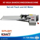 Siruba by Kraft KF-802A Bandschneidemaschine - Piping Strip Cutting Machine Model 933 - Set Mit Tisch und AC Motor