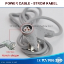 Strom Kabel 3 PIN fr alle Industrienhmaschine - CABLE POWER FOR CONTROLL BOX ZOJE, JACK etc.