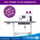 TEXI TRONIC 7F NF PREMIUM EX Automatische 1-Nadel-Doppelsteppstichmaschine mit Nadeltransport f�r leichte und mittlere Stoffe – Komplett-Set mit Tisch