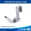 P3316C3/16 [S10C 3/16] - N�hfu� f�r alle Industrien�hmaschinen mit zentraler Bandf�hrung (4,8 mm)