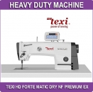 TEXI HD FORTE MATIC DRY NF PREMIUM EX Automatische Steppstichmaschine mit Nadeltransport
