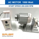 Aerostar KF AC Motor 1000 Watt, 220-240 Volt - ideal geeignet fr Zweichfach/ - Dreifachtranpost Nhmaschinen