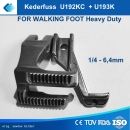 Zipper Foot Kederfuss U192KC + U193K 1/4 - 6,4mm  fr Brother B797, Zoje 0303, Mitsubishi DY LY Serien , 0302, 0303, 0303L