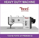 TEXI HD FORTE UF PREMIUM EX Steppstichmaschine für Polster- und Täschnerarbeiten mit Dreifachtransport