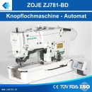 ZOJE ZJ781-BD Knopflochmaschine bartacking machine Fadenabschneider mit externe Controllpanel und Tisch