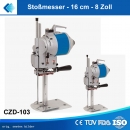 Stomessermaschine CZD-103 Schnitthhe 16cm 8 Zoll auf Rollen 2800 U/min 230V