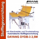 DAYANG DYDB-3 2,5M Automatische Stofflegevorrichtung mit Abschneider und Druckeinellung