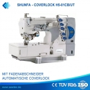 3-Nadel Shunfa H5-01CB/UT Flachbett-Interlockmaschine Coverlock mit Fadenabschneider und andere autom. Funktionen