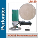 HOOGS LM-20 HOOGS Perforiermaschine für speziell verstärktes Papier oder Folie
