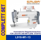 L918-M1-13 SIRUBA Automatische Steppstichmaschine Komplett für leichte und mittlere Stoffe