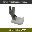 Teflon Fuss MT541566-5MM FR ZIGZAG Nhmaschinen MAX 5 mm - PTFE FOOT FOR ZIGZAG MAX 5MM