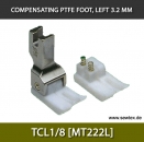 Ausgleichfu TCL1/8 [MT222L] COMPENSATING PTFE FOOT, LEFT 3.2 MM